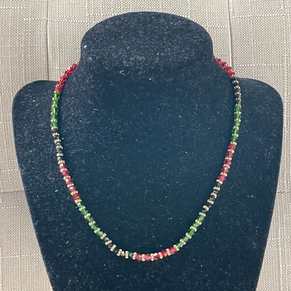 Women Necklace Mala Multi Color Beads Wrap Bracelet Multi Use Jewelry - Picture 3 of 9